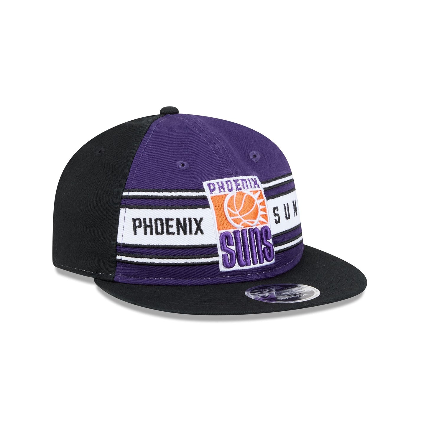 Phoenix Suns Team Stripes Retro Crown 9FIFTY Snapback Hat