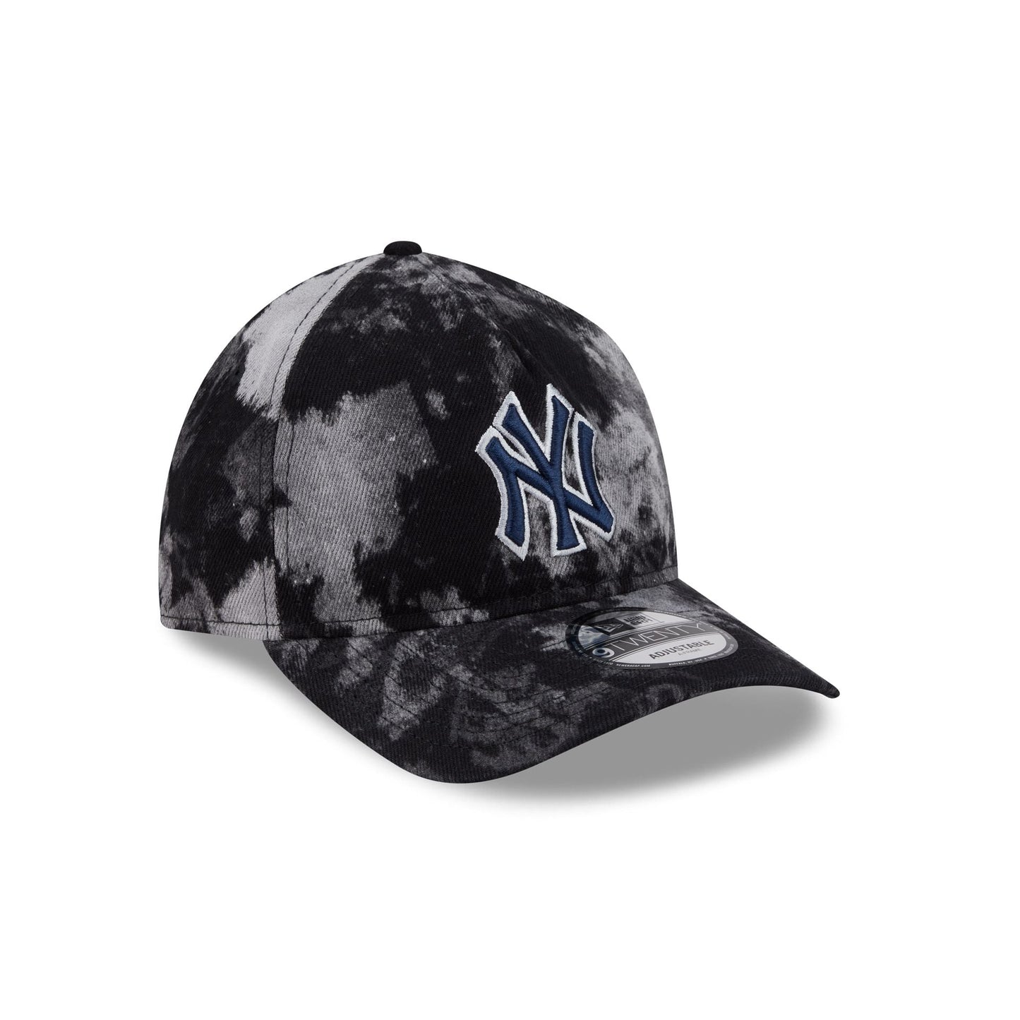 New York Yankees Bleached Denim 9TWENTY A-Frame Adjustable Hat