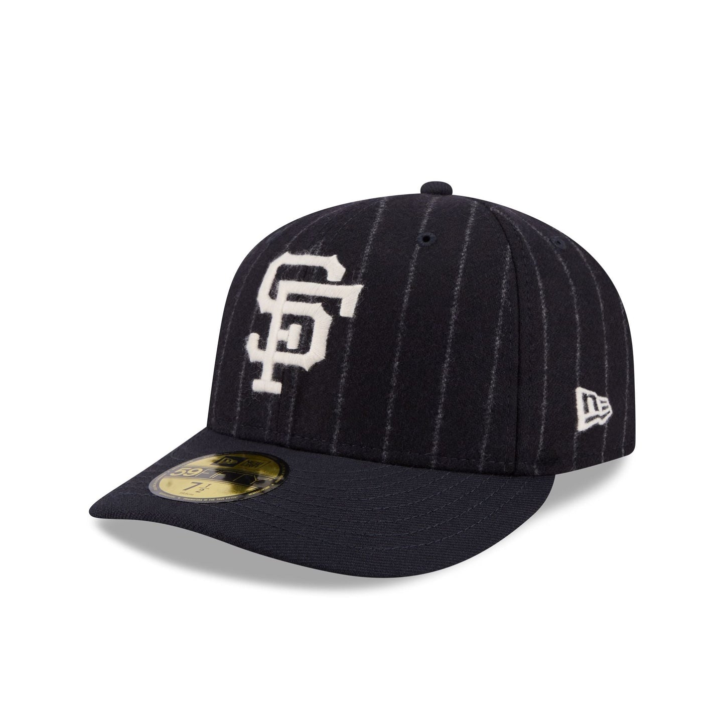 San Francisco Giants Pinstripe Merino & Cashmere Moon 59FIFTY Fitted Hat