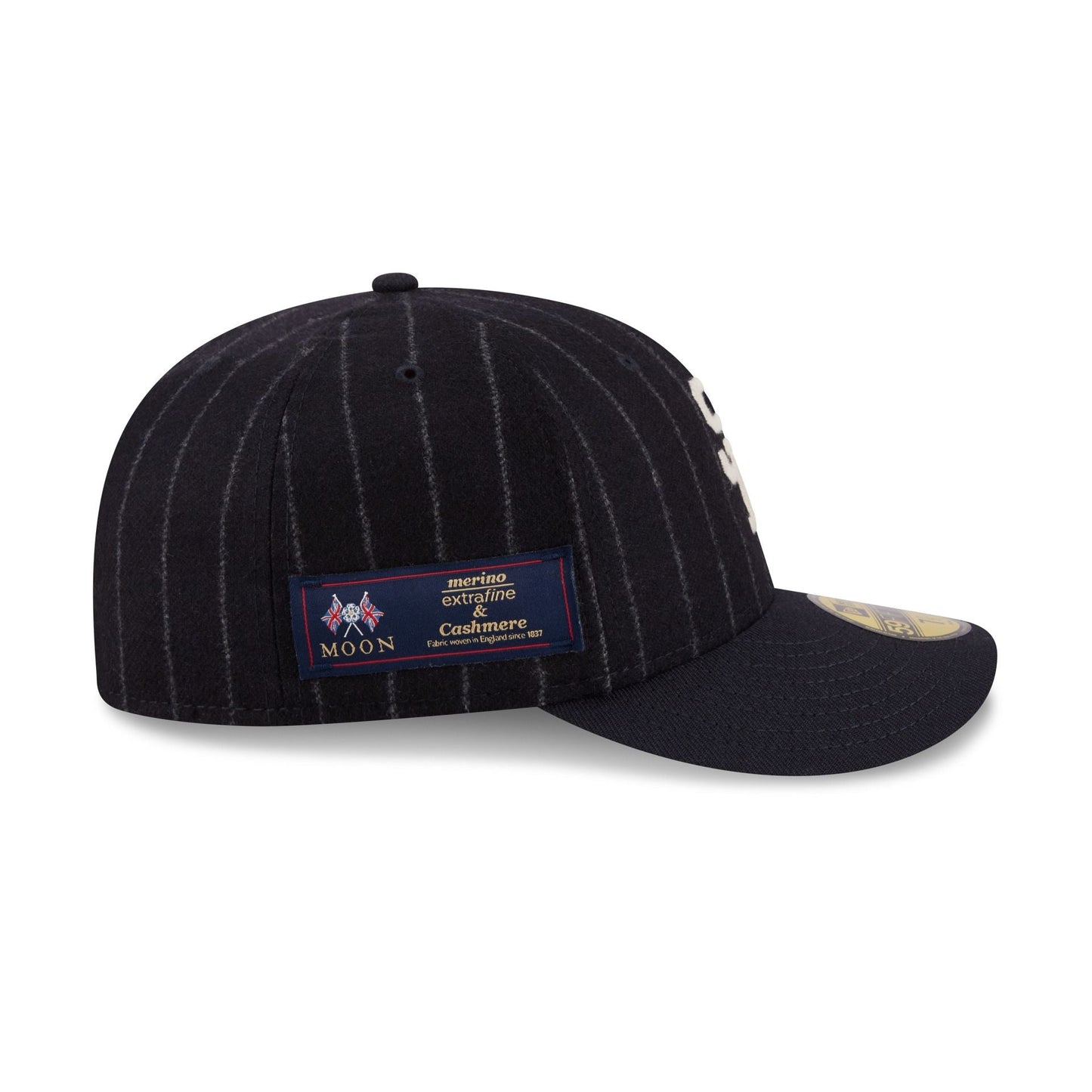 San Diego Padres Pinstripe Merino & Cashmere Moon 59FIFTY Fitted Hat
