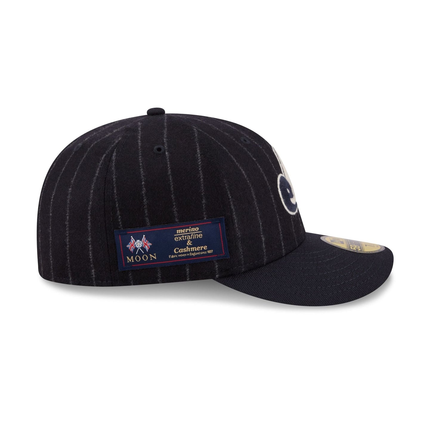 Montreal Expos Pinstripe Merino & Cashmere Moon 59FIFTY Fitted Hat
