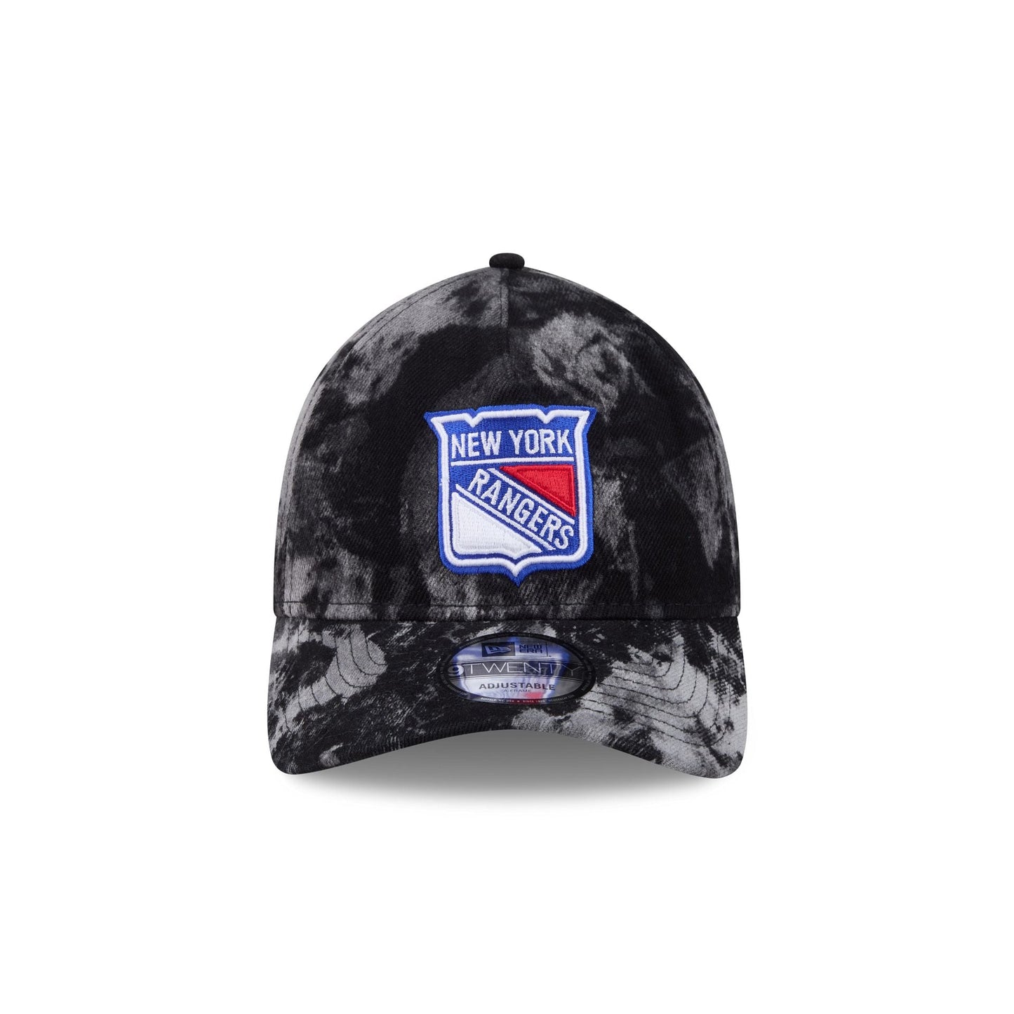 New York Rangers Bleached Denim 9TWENTY A-Frame Adjustable Hat