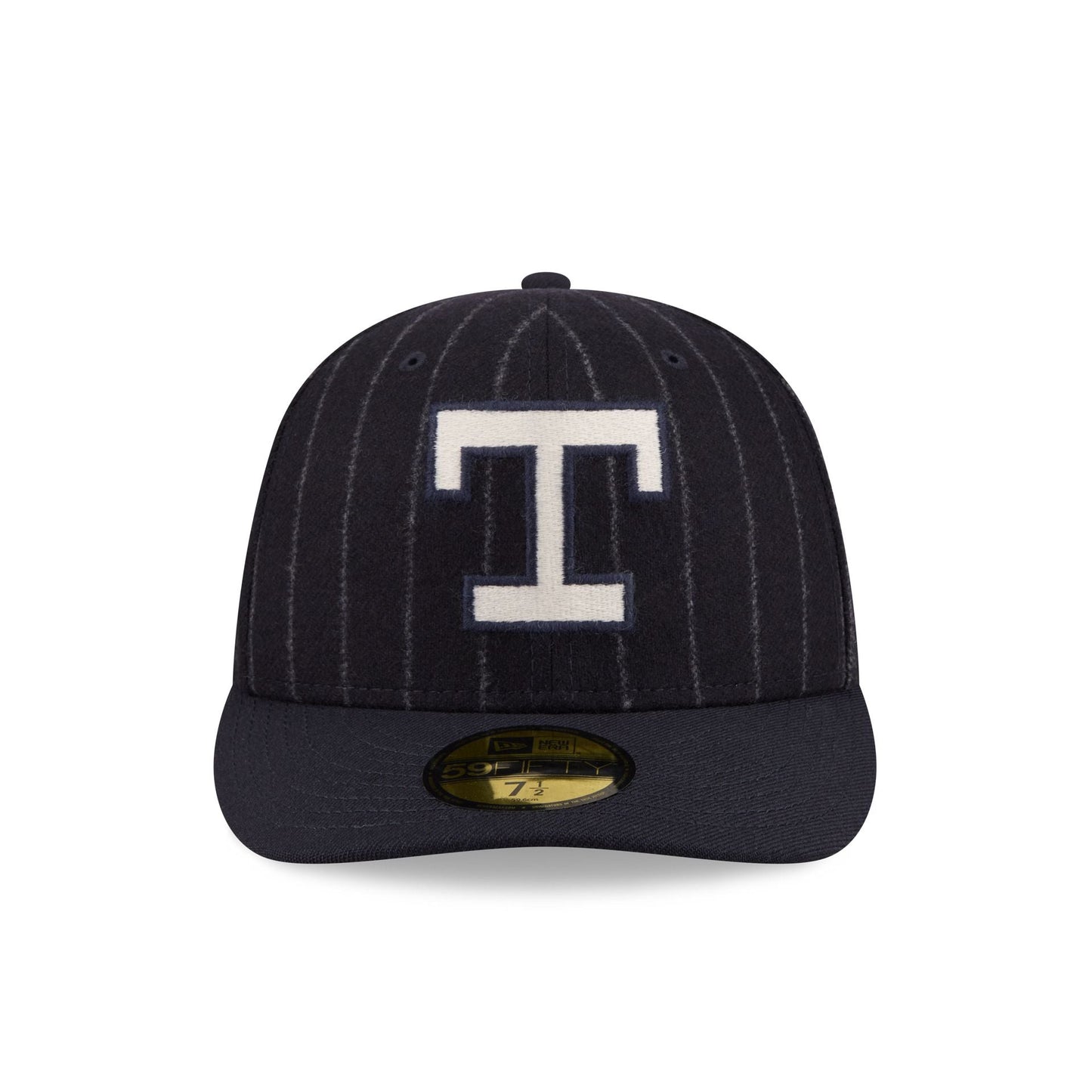 Texas Rangers Pinstripe Merino & Cashmere Moon 59FIFTY Fitted Hat