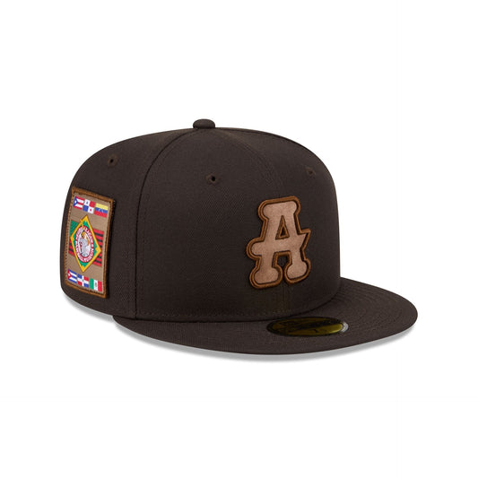 Atlanta Black Crackers Brown Suede 59FIFTY Fitted Hat