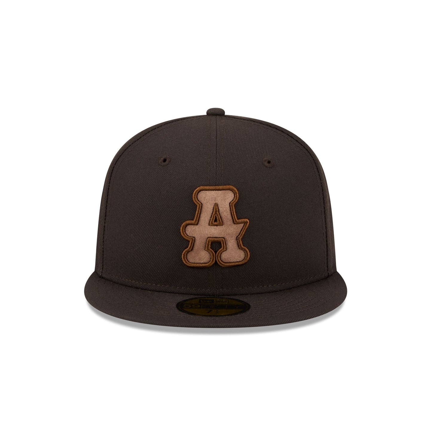 Atlanta Black Crackers Brown Suede 59FIFTY Fitted Hat