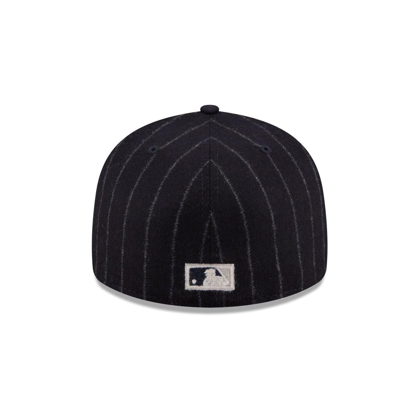 Atlanta Braves Pinstripe Merino & Cashmere Moon 59FIFTY Fitted Hat