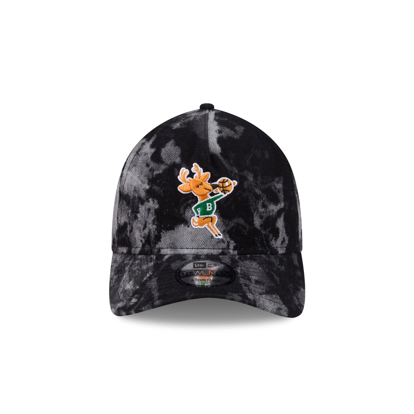 Milwaukee Bucks Bleached Denim 9TWENTY A-Frame Adjustable Hat