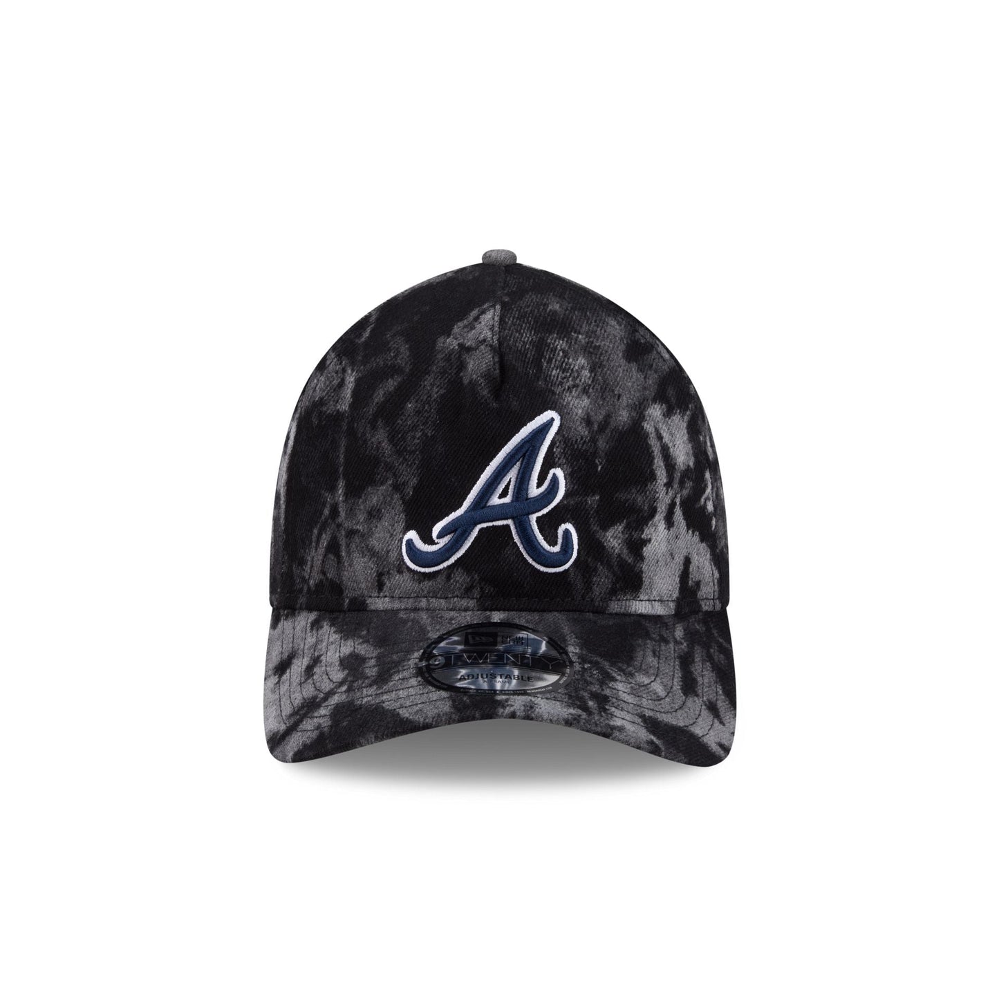 Atlanta Braves Bleached Denim 9TWENTY A-Frame Adjustable Hat
