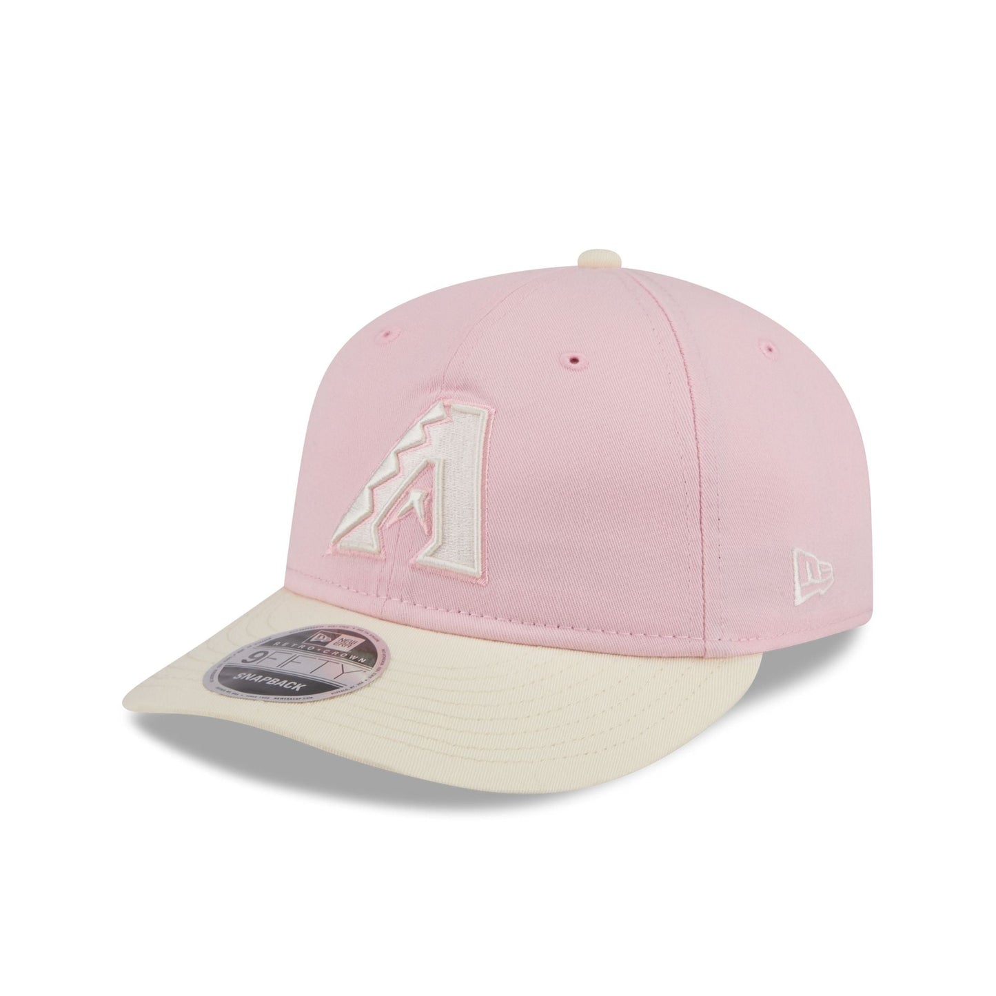 Arizona Diamondbacks Light Pink Retro Crown 9FIFTY Snapback Hat