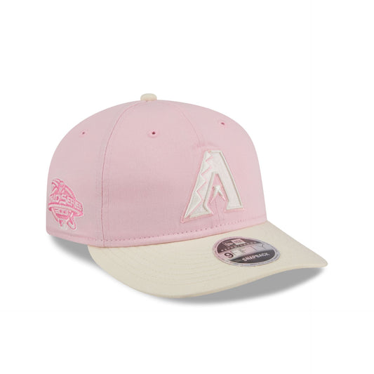 Arizona Diamondbacks Light Pink Retro Crown 9FIFTY Snapback Hat