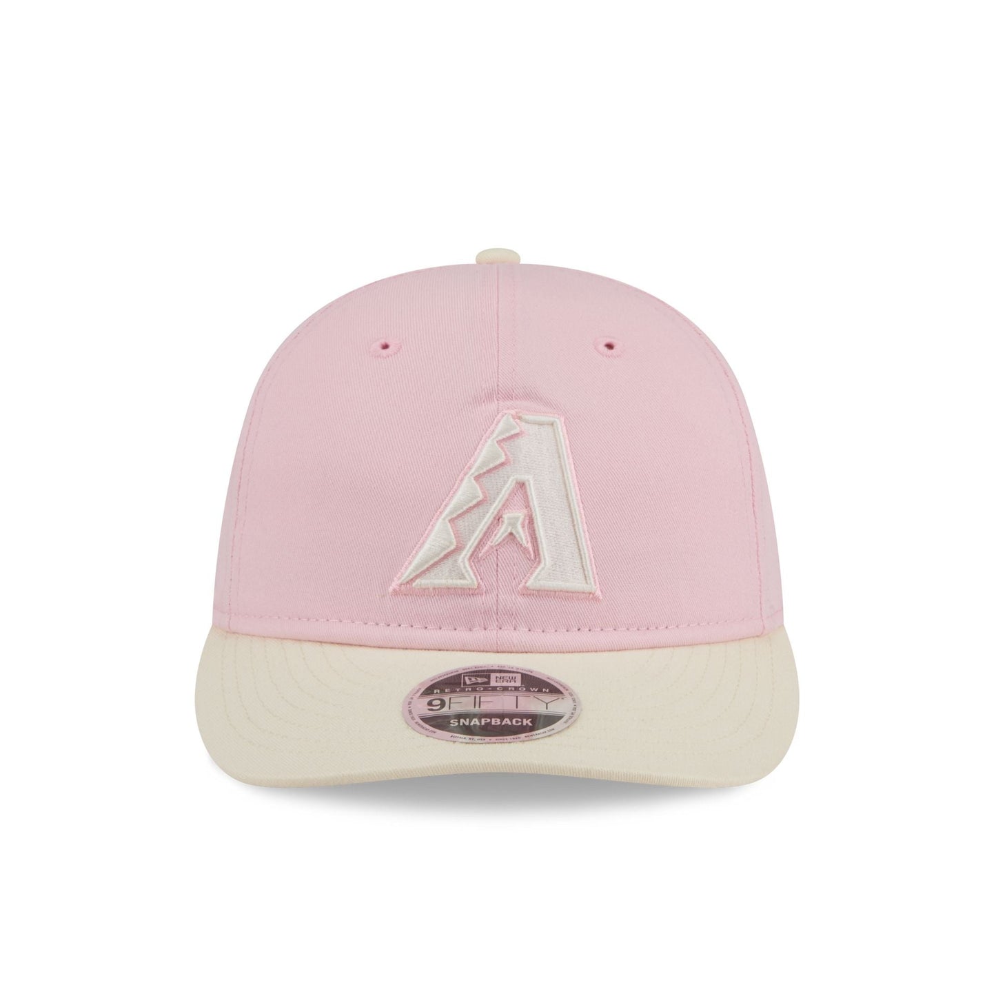 Arizona Diamondbacks Light Pink Retro Crown 9FIFTY Snapback Hat