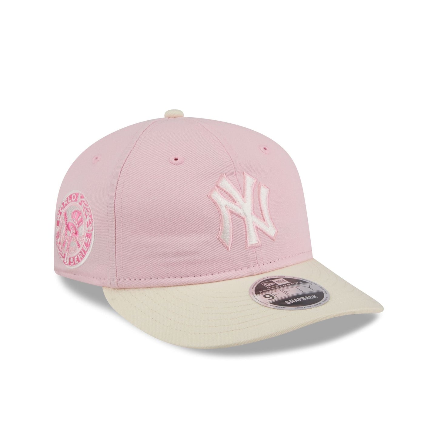 New York Yankees Light Pink Retro Crown 9FIFTY Snapback Hat
