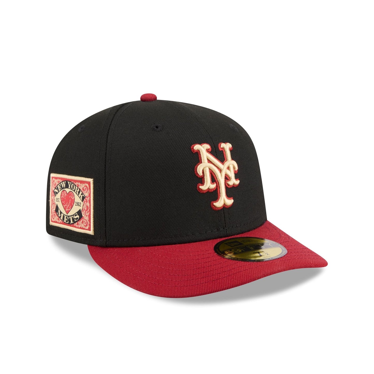 New York Mets Team Cards 59FIFTY Fitted Hat