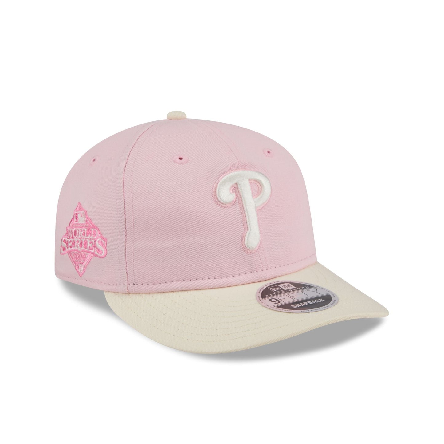 Philadelphia Phillies Light Pink Retro Crown 9FIFTY Snapback Hat