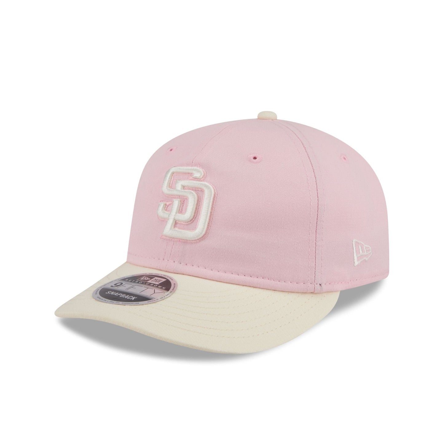 San Diego Padres Light Pink Retro Crown 9FIFTY Snapback Hat