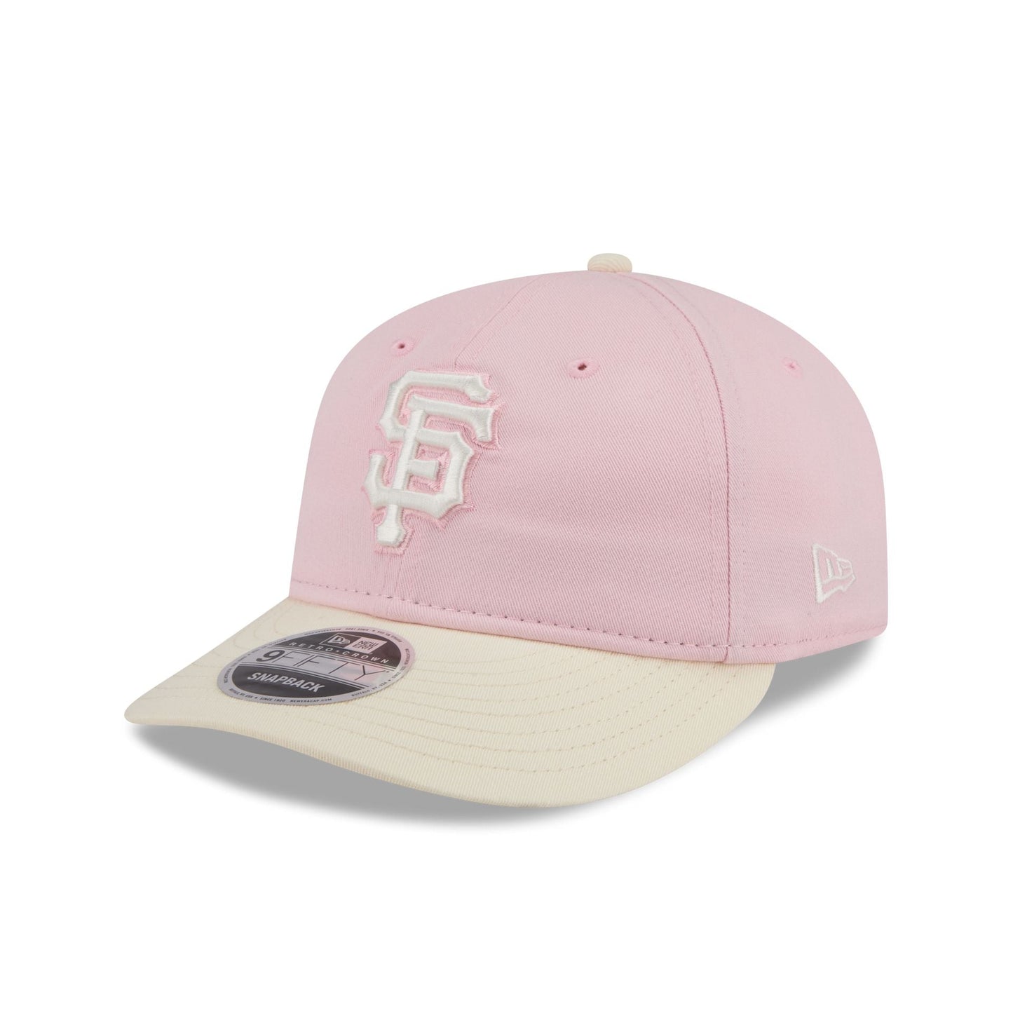San Francisco Giants Light Pink Retro Crown 9FIFTY Snapback Hat