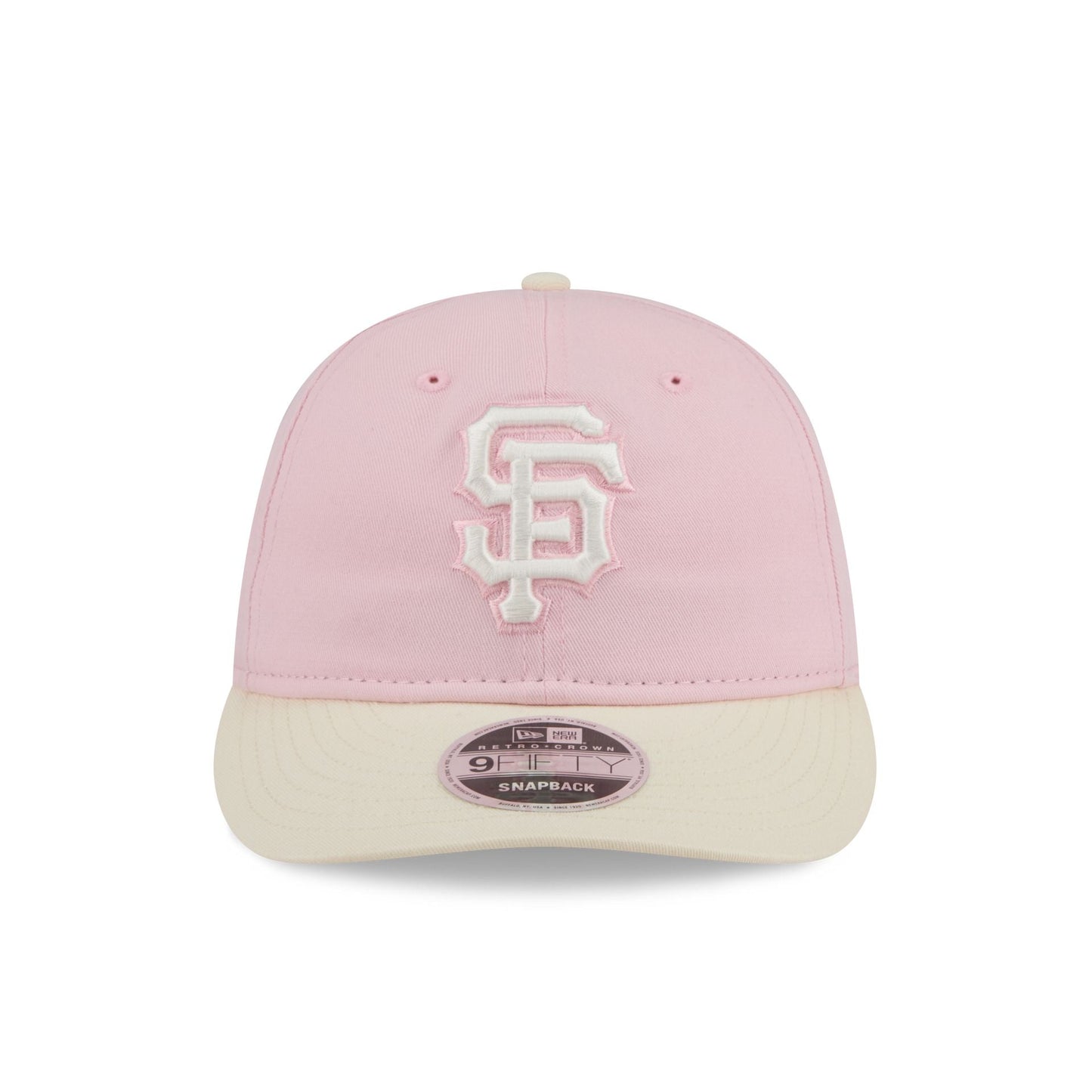 San Francisco Giants Light Pink Retro Crown 9FIFTY Snapback Hat