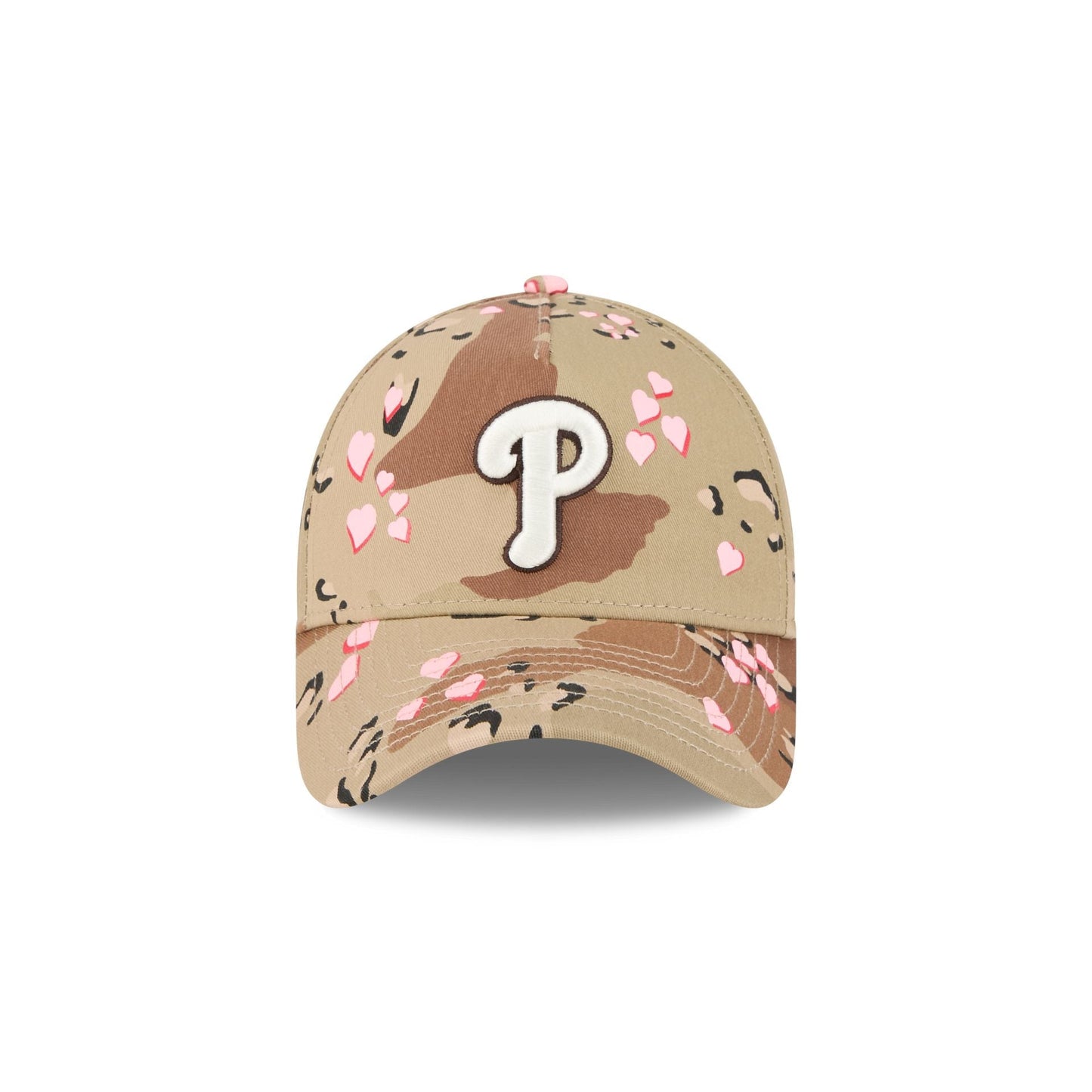Philadelphia Phillies Camo Hearts 9FORTY A-Frame Snapback Hat