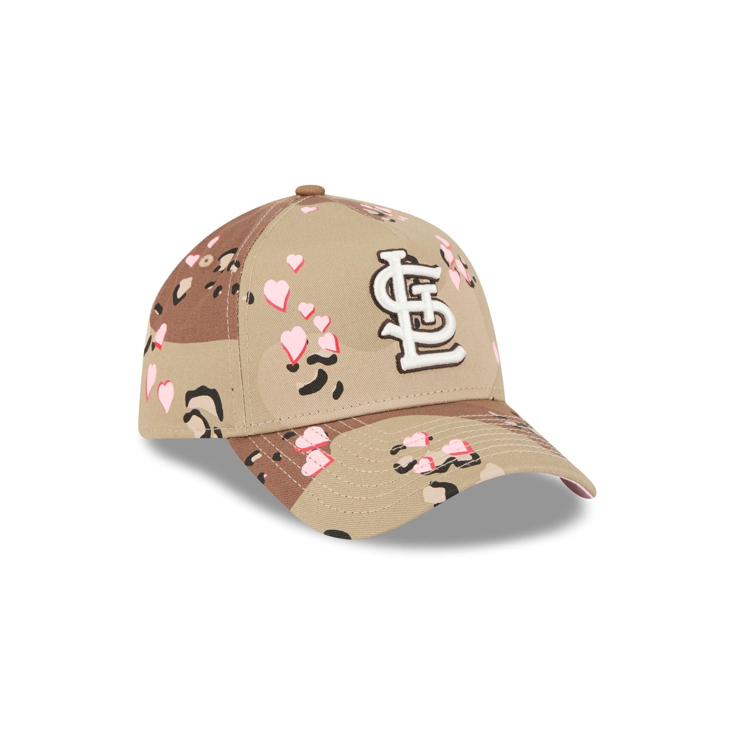 St. Louis Cardinals Camo Hearts 9FORTY A-Frame Snapback Hat