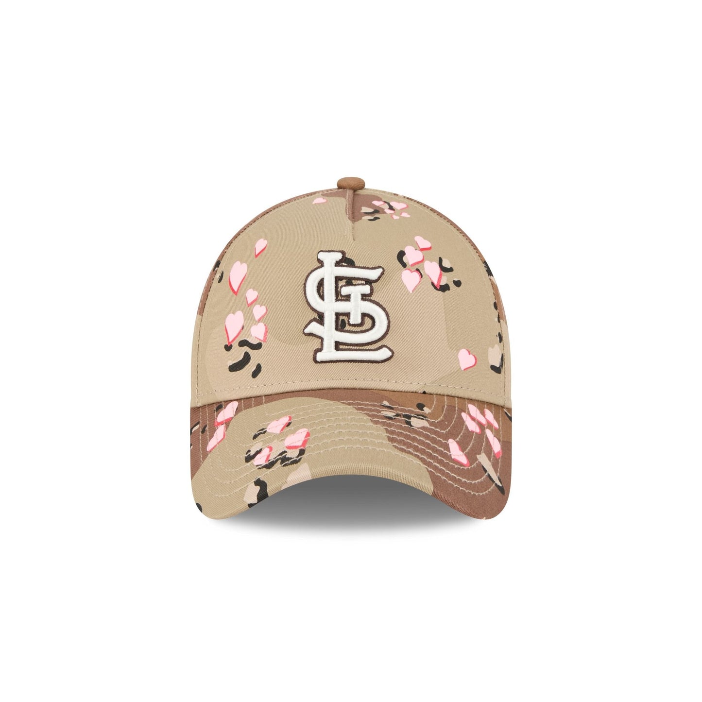 St. Louis Cardinals Camo Hearts 9FORTY A-Frame Snapback Hat