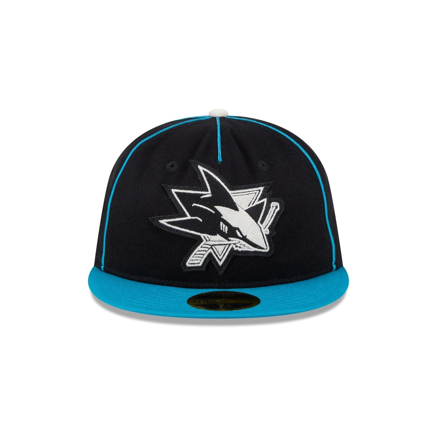 San Jose Sharks Felt Logo Retro Crown 59FIFTY Fitted Hat