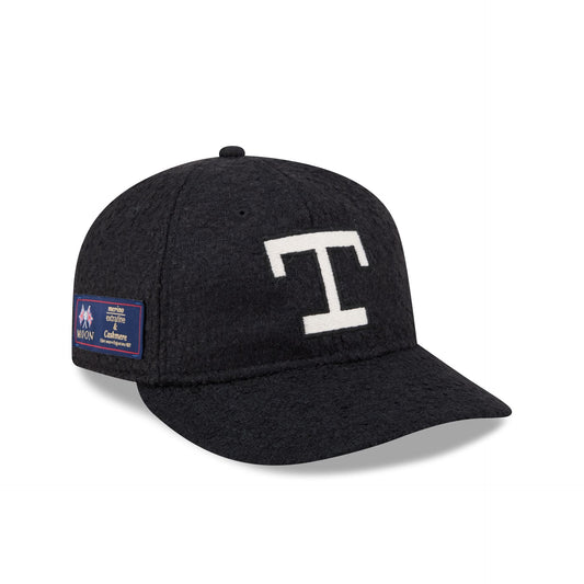 Texas Rangers Navy Merino & Cashmere Moon Retro Crown 9FIFTY Adjustable Hat