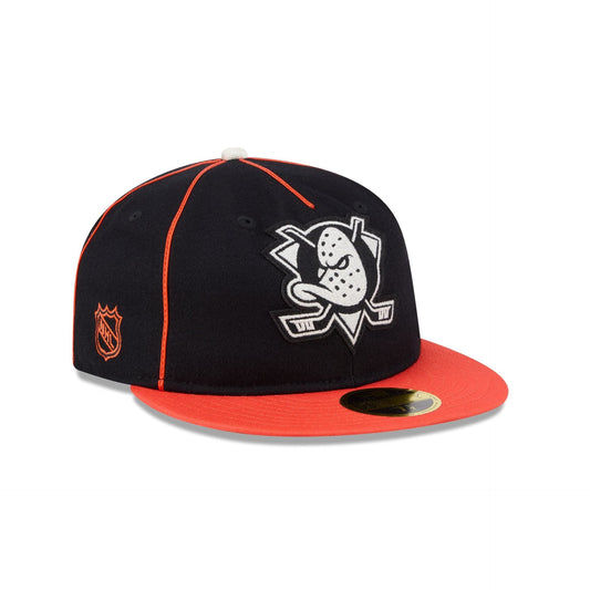 Anaheim Ducks Felt Logo Retro Crown 59FIFTY Fitted Hat