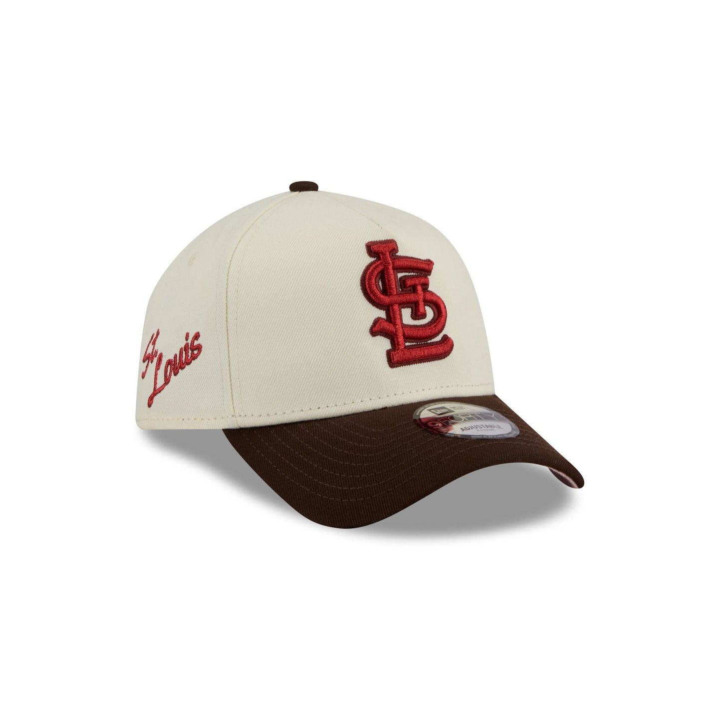 St. Louis Cardinals City Script 9FORTY A-Frame Snapback Hat