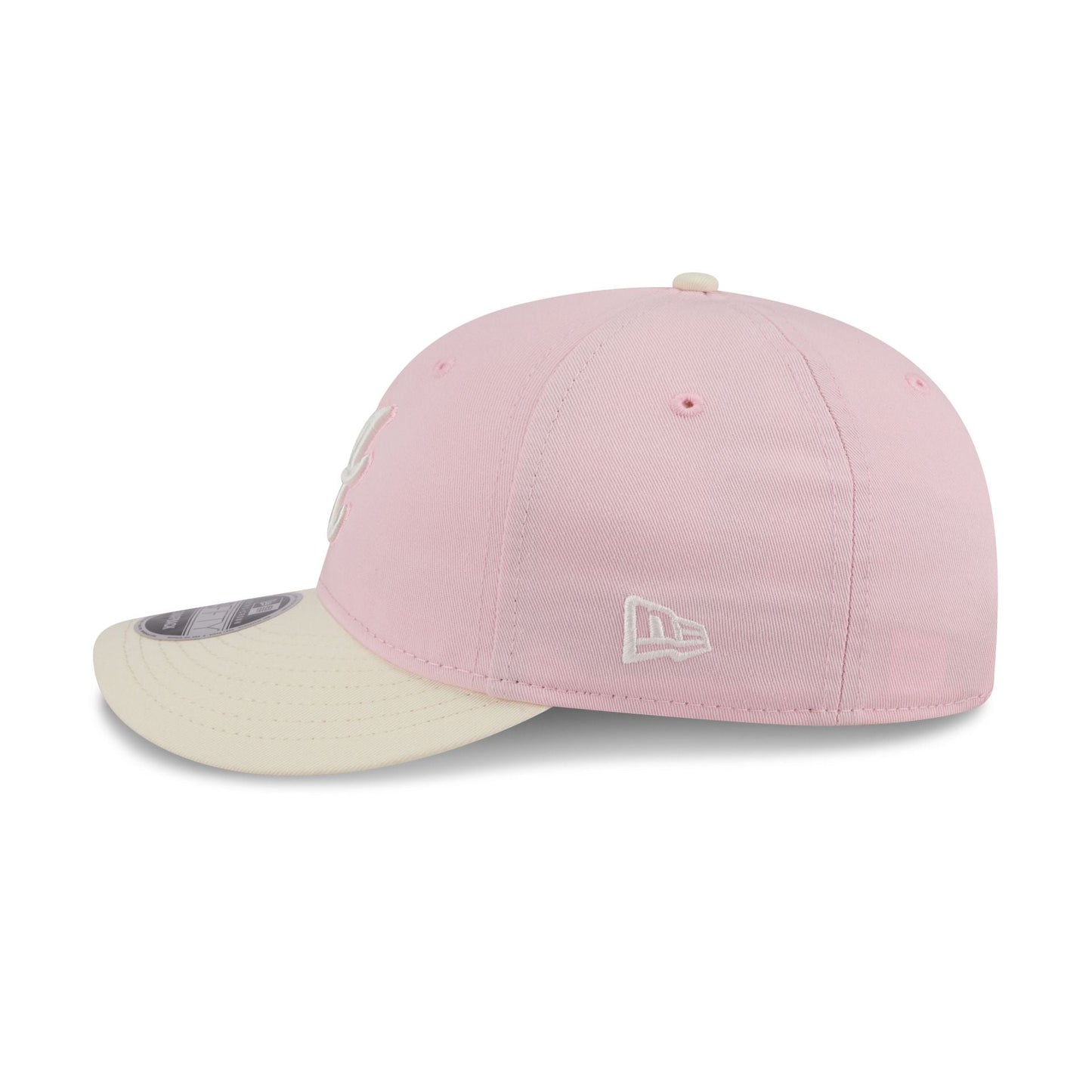 Atlanta Braves Light Pink Retro Crown 9FIFTY Snapback Hat