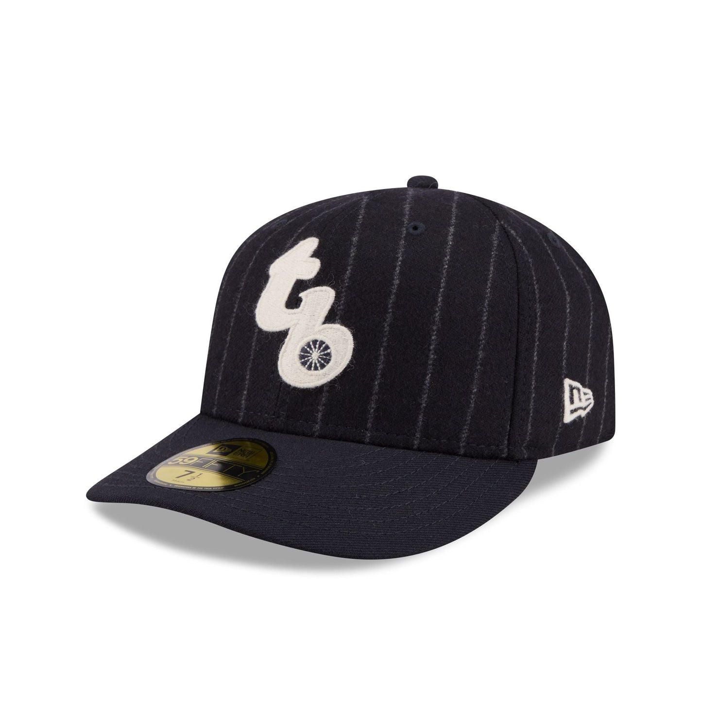 Tampa Bay Rays Pinstripe Merino & Cashmere Moon 59FIFTY Fitted Hat