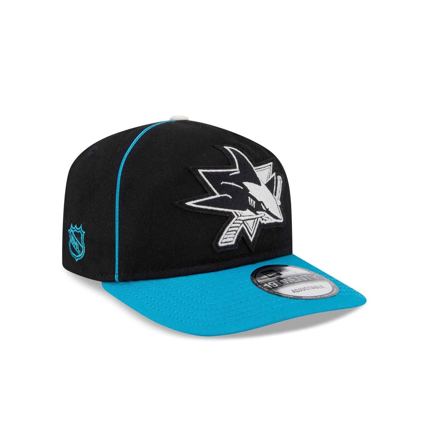 San Jose Sharks Felt Logo 19TWENTY Adjustable Hat