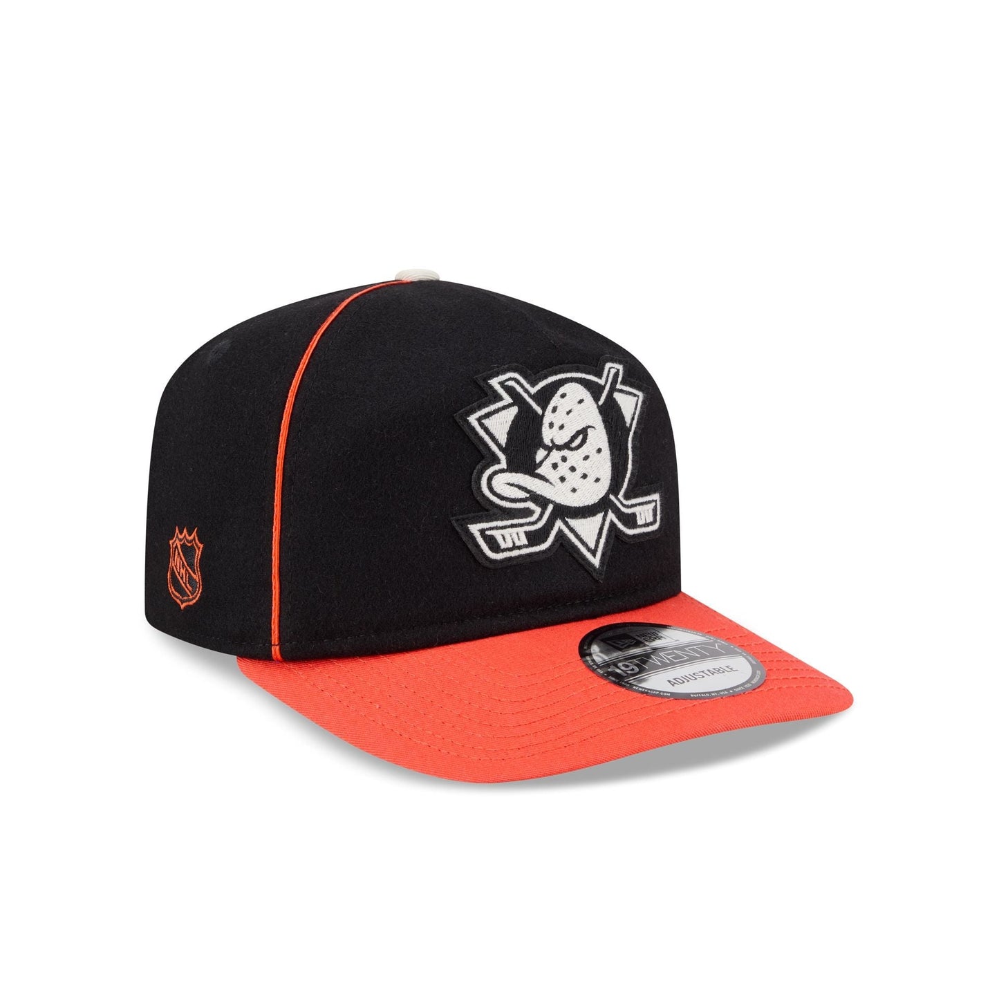 Anaheim Ducks Felt Logo 19TWENTY Adjustable Hat