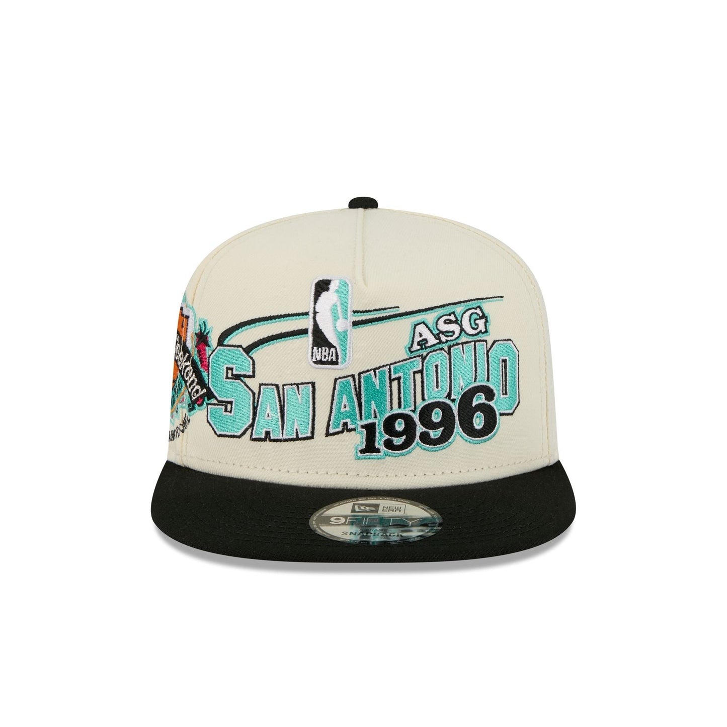 San Antonio Spurs Hardwood Classics 1996 All-Star Game 9FIFTY A-Frame Snapback Hat