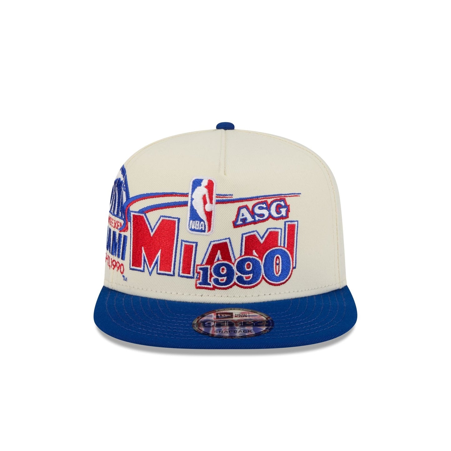 Miami Heat Hardwood Classics 1990 All-Star Game 9FIFTY A-Frame Snapback Hat