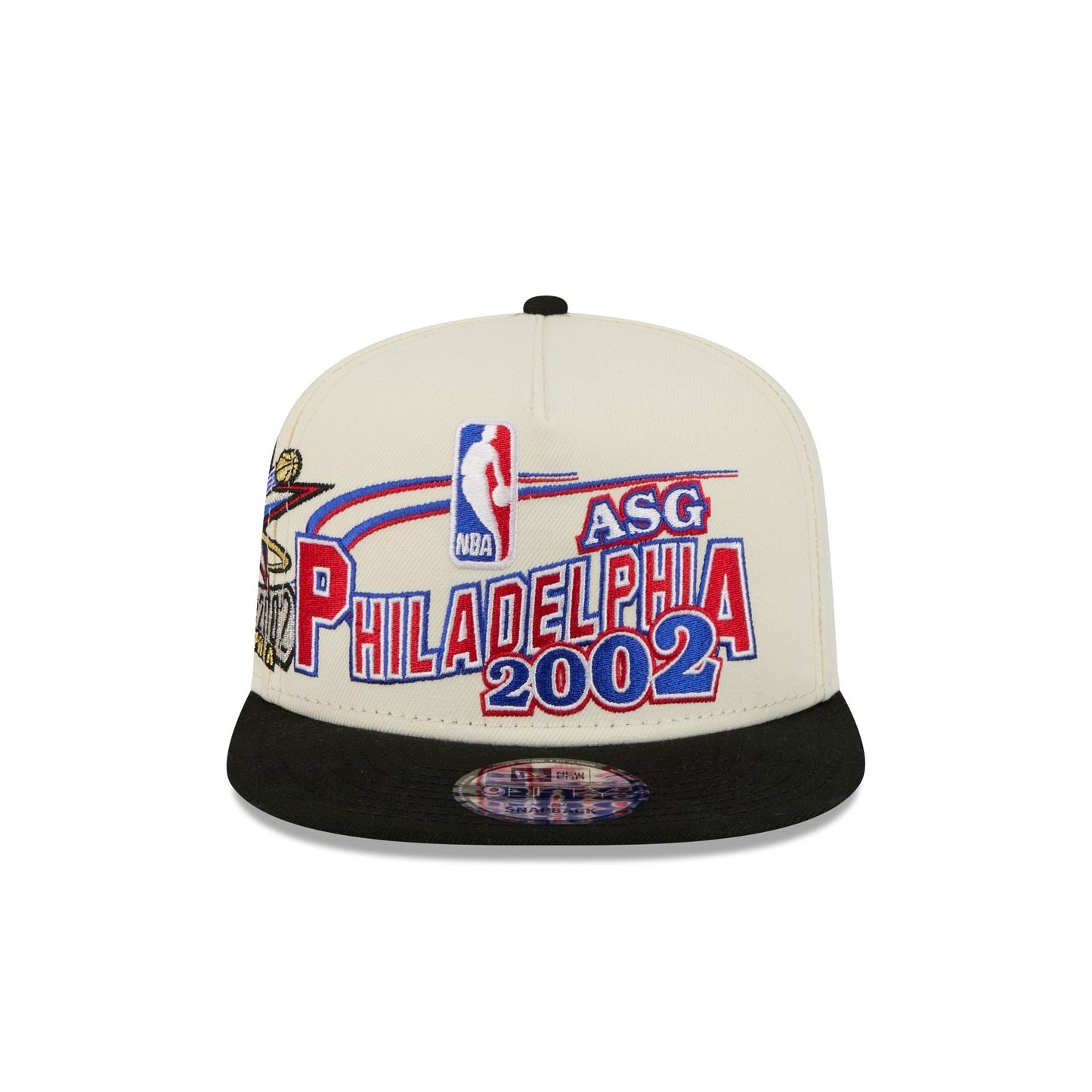 Philadelphia 76ers Hardwood Classics 2002 All-Star Game 9FIFTY A-Frame Snapback Hat
