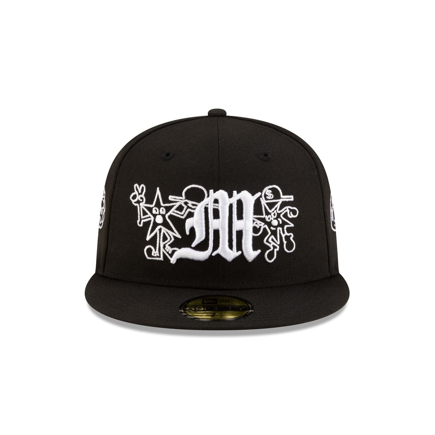 Mora Black and White 59FIFTY Fitted Hat