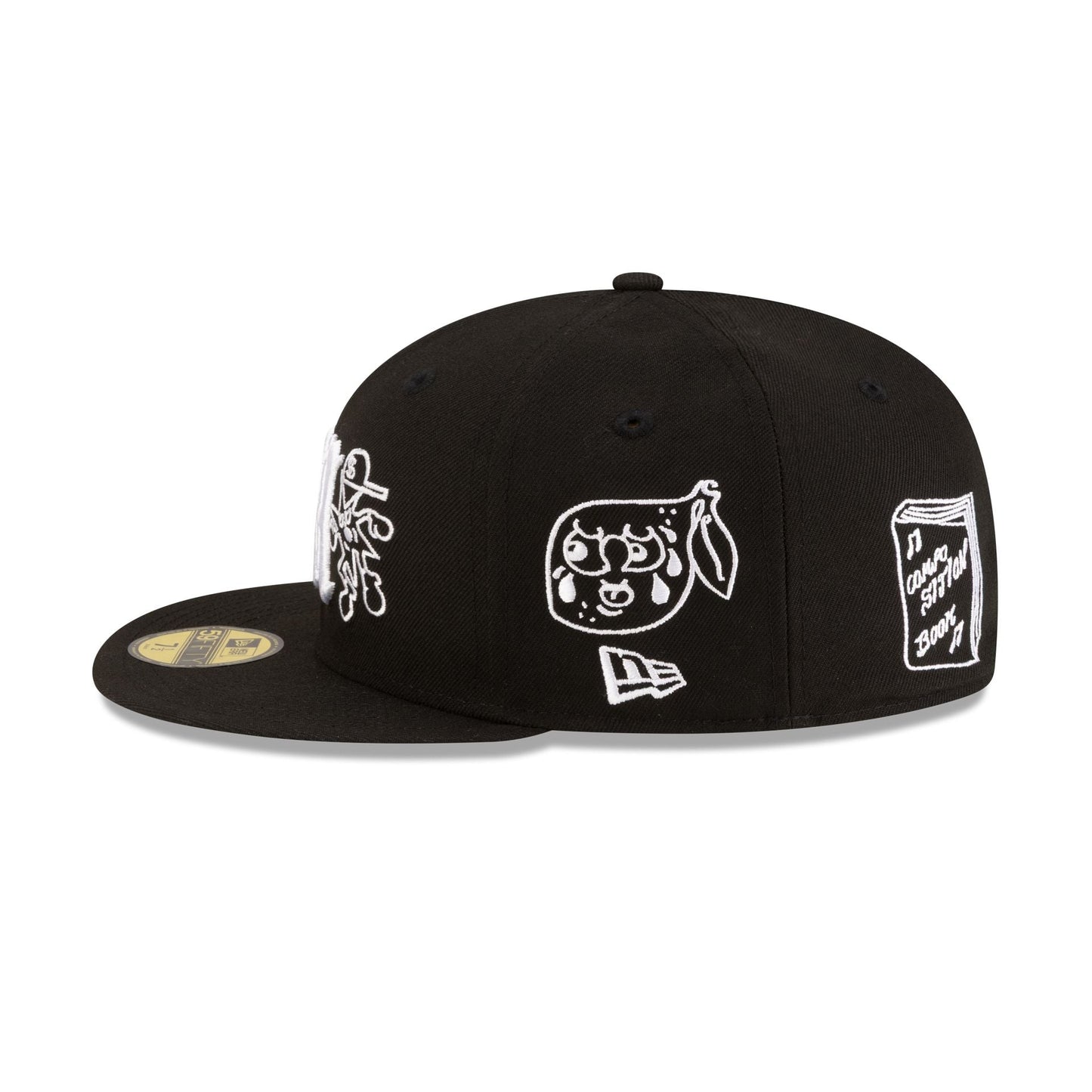 Mora Black and White 59FIFTY Fitted Hat