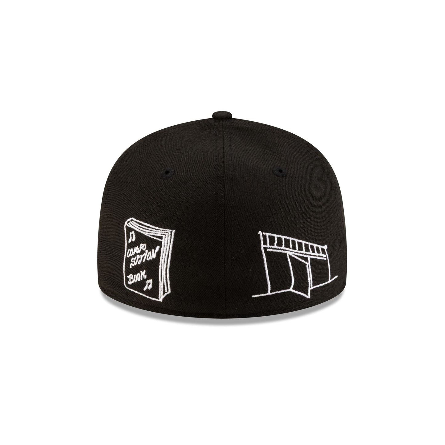Mora Black and White 59FIFTY Fitted Hat