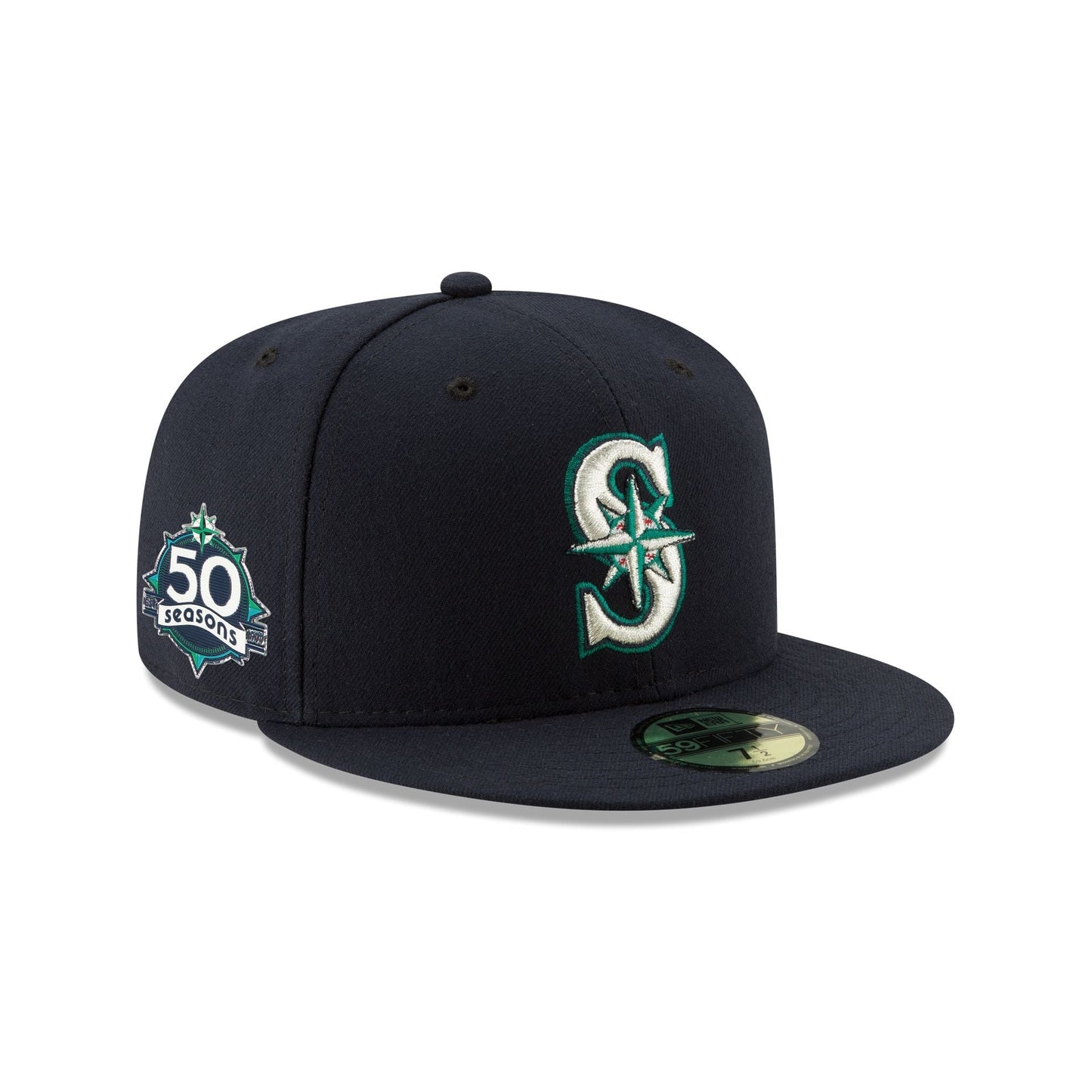 Seattle Mariners 50th Anniversary Navy 59FIFTY Fitted Hat