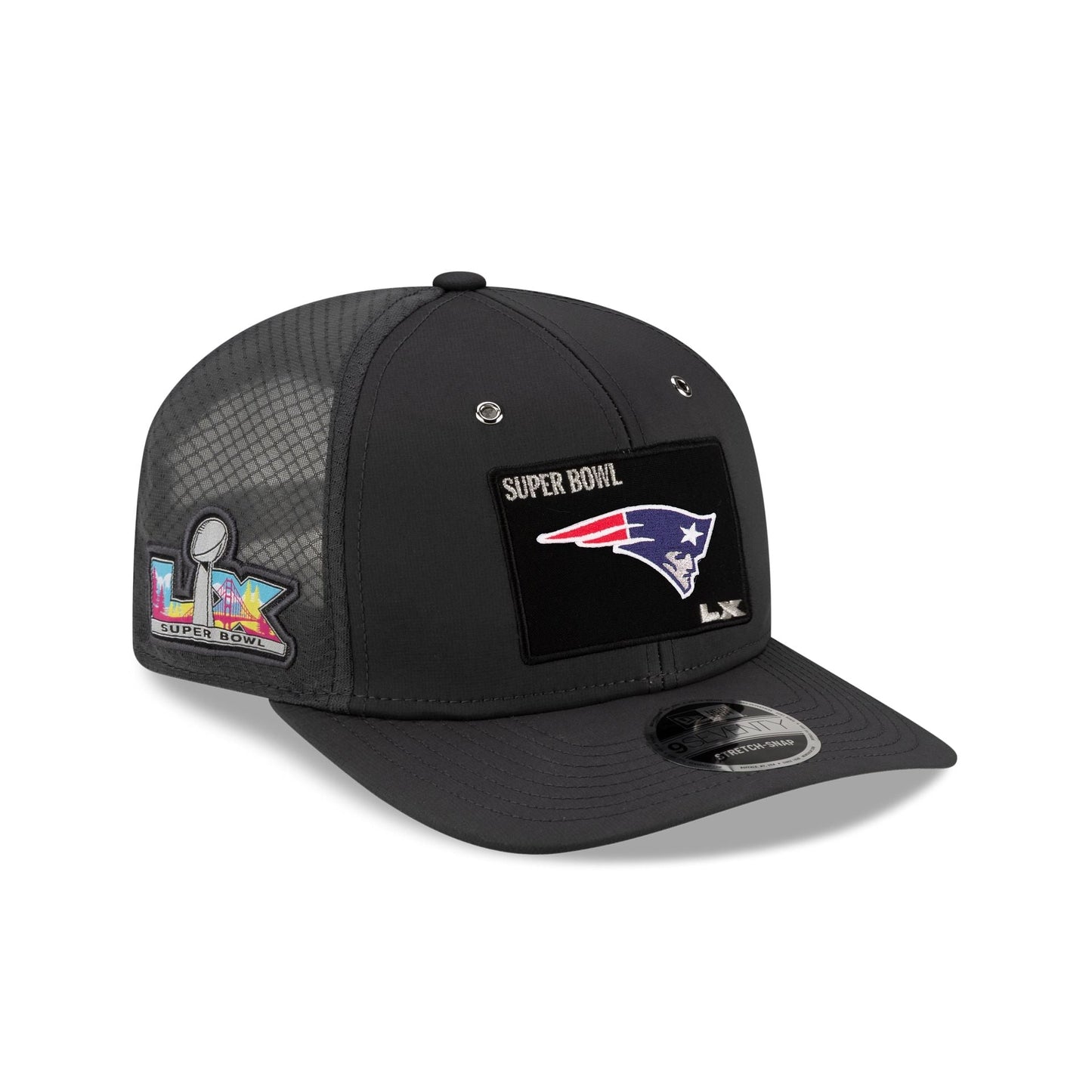 New England Patriots Super Bowl LX Sideline 9SEVENTY Trucker Hat