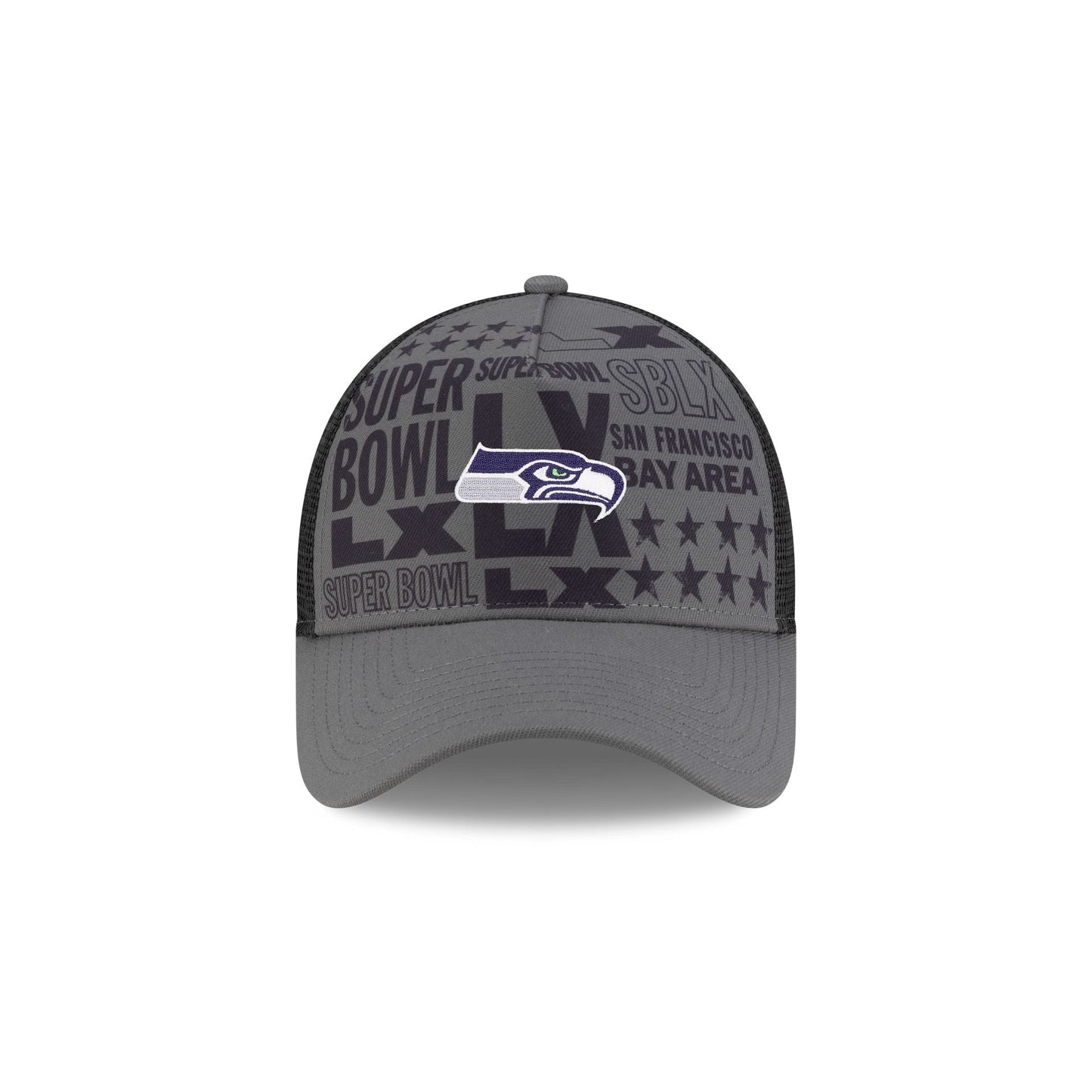 Seattle Seahawks Super Bowl LX Participation 9FORTY A-Frame Trucker Hat