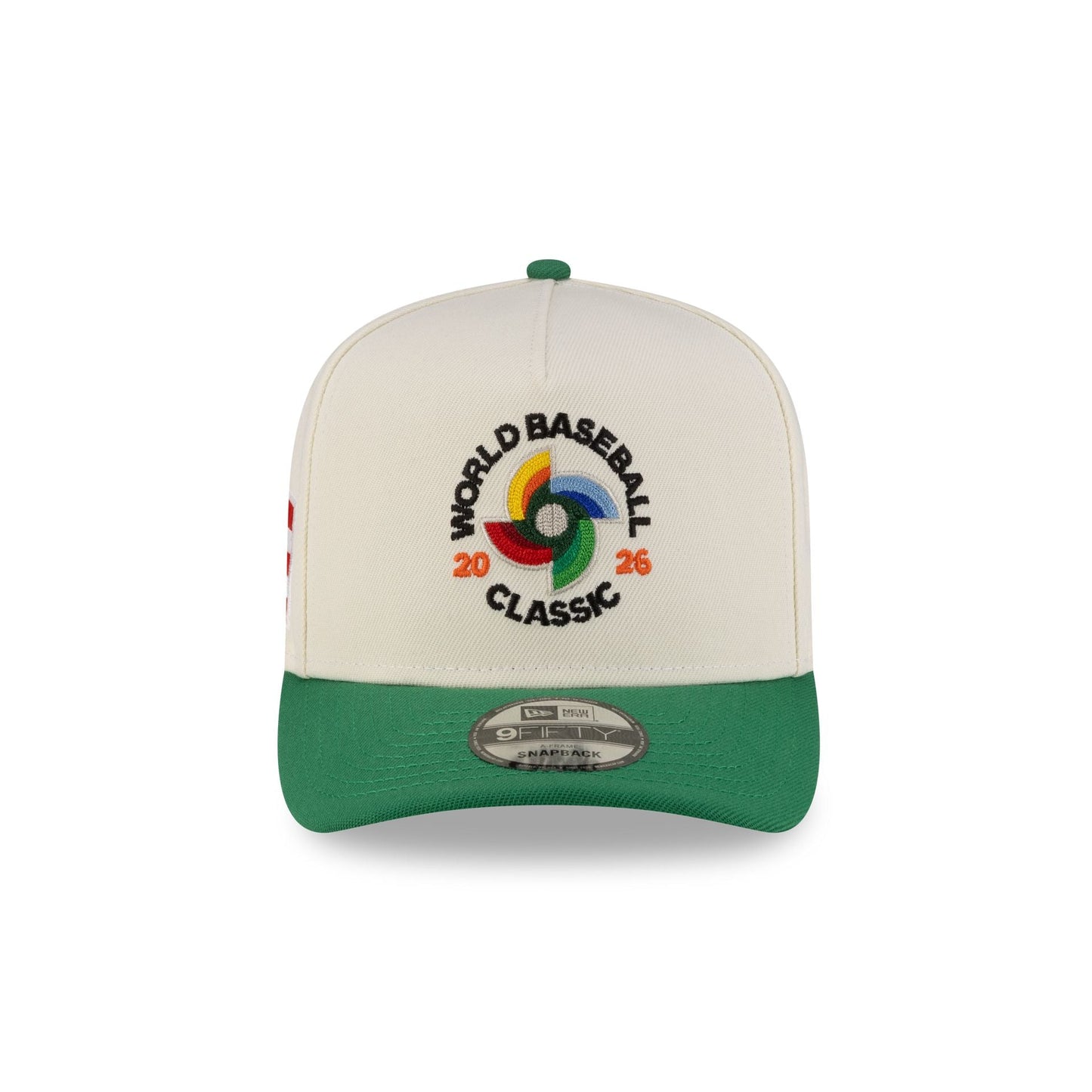 Puerto Rico 2026 World Baseball Classic Chrome White 9FIFTY A-Frame Snapback Hat