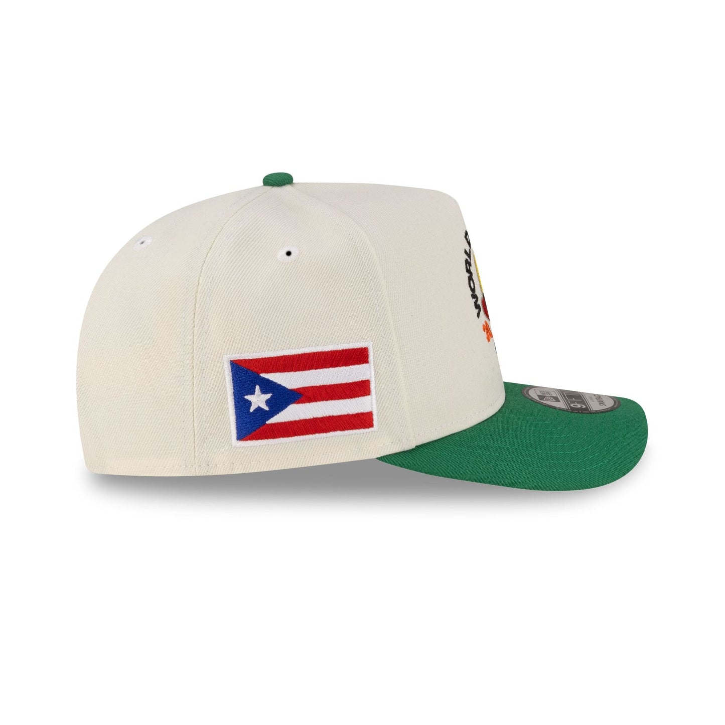 Puerto Rico 2026 World Baseball Classic Chrome White 9FIFTY A-Frame Snapback Hat
