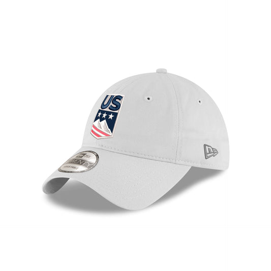 US Ski & Snowboard White 9TWENTY Adjustable Hat