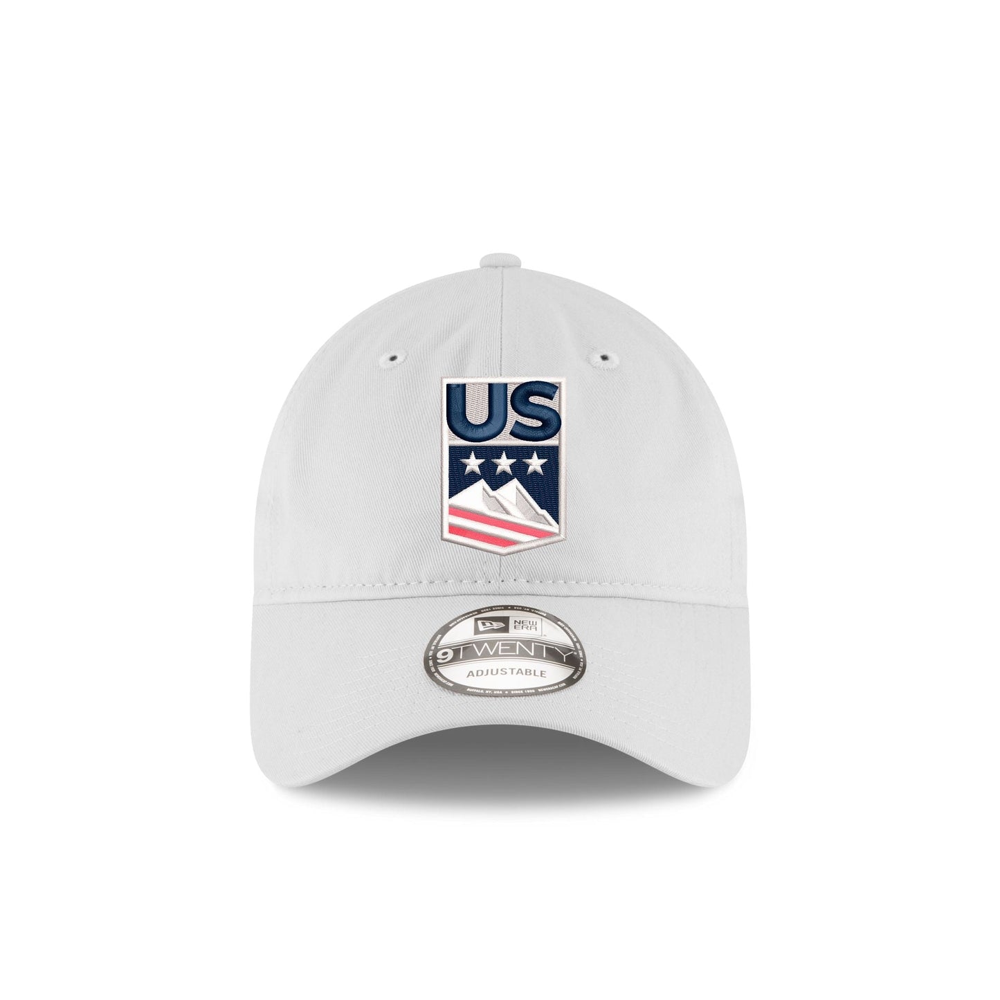 US Ski & Snowboard White 9TWENTY Adjustable Hat